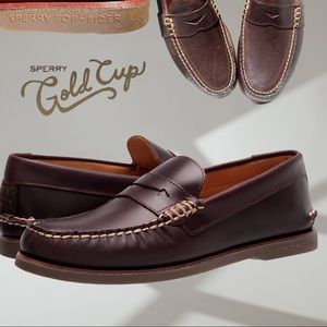 Sperry Top Sider Gold Cup Lamb Skin Lined Loafer